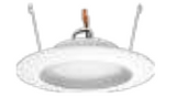 Westgate RDDF6-MCT5 6" Baffle PC DOB Recess Trim, Multi Color Temperature, Lumens: 1000LM