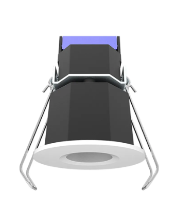 Westgate RDL1S-ST-MCT5-BK 1" High-output Low-glare Canless Recessed Lights, Round Black Finish 8W, 600LM, 27K/30K/35K/40K/50K