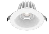 Westgate RDL6S-BF-D2W-WH 6 Inch Canless Deep Baffle Recessed Light, 14W 1200Lm Dim-To-Warm 2000K-4000K