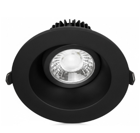 Westgate RDLD4S-ADJ-MCT5-BK 4 Inch Round Adjustable Regressed Lights Watt 15W, 1100LM, 27K/30K/35K/40K/50K Black Finish