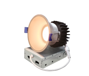 Westgate RDLT2S-ST-MCT5-BK 2 Inch Round LED Recessed Lights Watt 12W, 900LM, 27K/30K/35K/40K/50K Black Finish