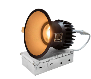 Westgate RDLT2S-ST-MCT5-BK 2 Inch Round LED Recessed Lights Watt 12W, 900LM, 27K/30K/35K/40K/50K Black Finish