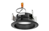 Westgate RDMF4-MCT5-BK Baffle Retrofit Metal Led Recessed Trim 5CCT , 10W , 750LM, 27K/30K/35K/40K/50K in Black Finish