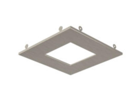 DALS Lighting REC-TRIM4SQ-SN 4" Trim Square, Finish Satin Nickel