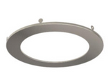 DALS Lighting REC-TRIM6-SN 6in Trim Round, Satin Nickel Finish