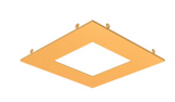 DALS Lighting REC-TRIM6SQ-GD 6in Trim Square, Gold Finish