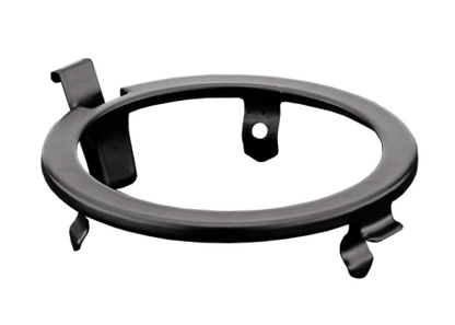 Elco Lighting RETNR97B 4" Adjustable Pull Down Trim, Replacement Metal Ring, All Black