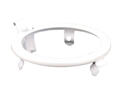 Elco Lighting RETNR97W 4" Adjustable Pull Down Trim, Replacement Metal Ring, All White