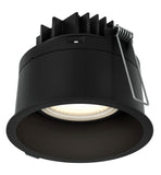 DALS Lighting RGM2-3K-BK Contemporary White LED 2 Inch Round Gimbal Down Lighting Insert