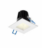 DALS Lighting RGR2SQ-CC-V-WH Square Regressed Recessed Light - Universal 120V-347V, 0-10V Dimming