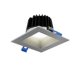 DALS Lighting RGR4SQ-CC-V-SN Square Regressed Recessed Light - Universal 120V-347V, 0-10V Dimming