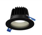 DALS Lighting RGR6-CC-BK RGR 6" Round Regressed LED Downlight - CCT Selectable - 1,600 Lumens - 120V - Black Finish