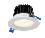 DALS Lighting RGR6-CC-WH RGR 6" Round Regressed LED Downlight - CCT Selectable - 1,600 Lumens - 120V - White Finish