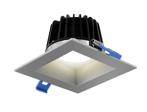 DALS Lighting RGR6SQ-CC-SN RGR 6" Square Regressed LED Downlight - CCT Selectable - 1,600 Lumens - 120V - Satin Nickel Finish