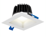 DALS Lighting RGR6SQ-CC-V-WH Square Regressed Recessed Light - Universal 120V-347V, 0-10V Dimming