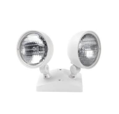 Emergency Light - Steel - 2 Sq. LED Heads - Remote Capable