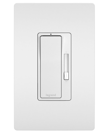 Wattstopper RH703PTUW Radiant TRU-Universal Single Pole/3-way Dimmer, White