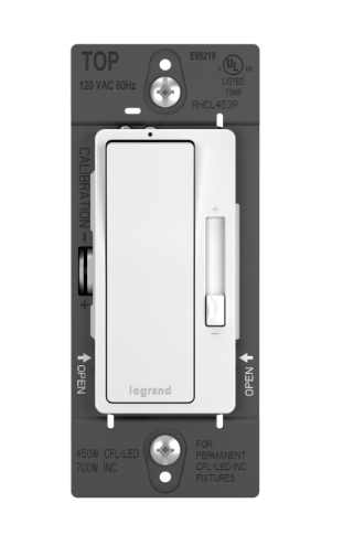 Wattstopper RH703PW Radiant Incandescent 700w Dimmer, White Finish