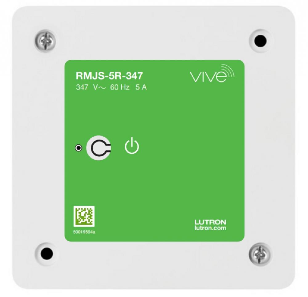 Lutron RMJS-5R-347 347V Relay Module Vive Lighting Control
