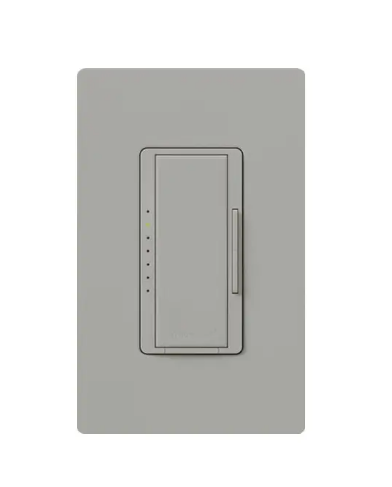 Lutron RRD-6ND-GR RadioRA 2 Maestro Neutral LED Dimmer - 600W Max - Gray Finish