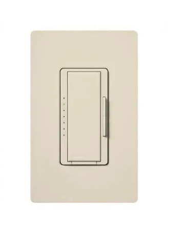 Lutron RRD-6ND-LA RadioRA 2 Maestro Neutral LED Dimmer - 600W Max - Light Almond Finish