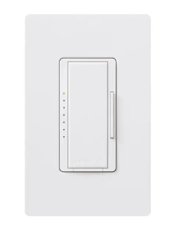 Lutron RRD-6ND-SW RadioRA 2 Maestro Neutral LED Dimmer - 600W Max - Snow Finish