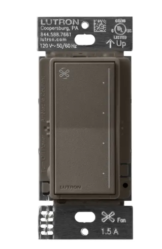 Lutron RRST-ANF-TF RadioRA 3 Sunnata Fan Control, Truffle Finish