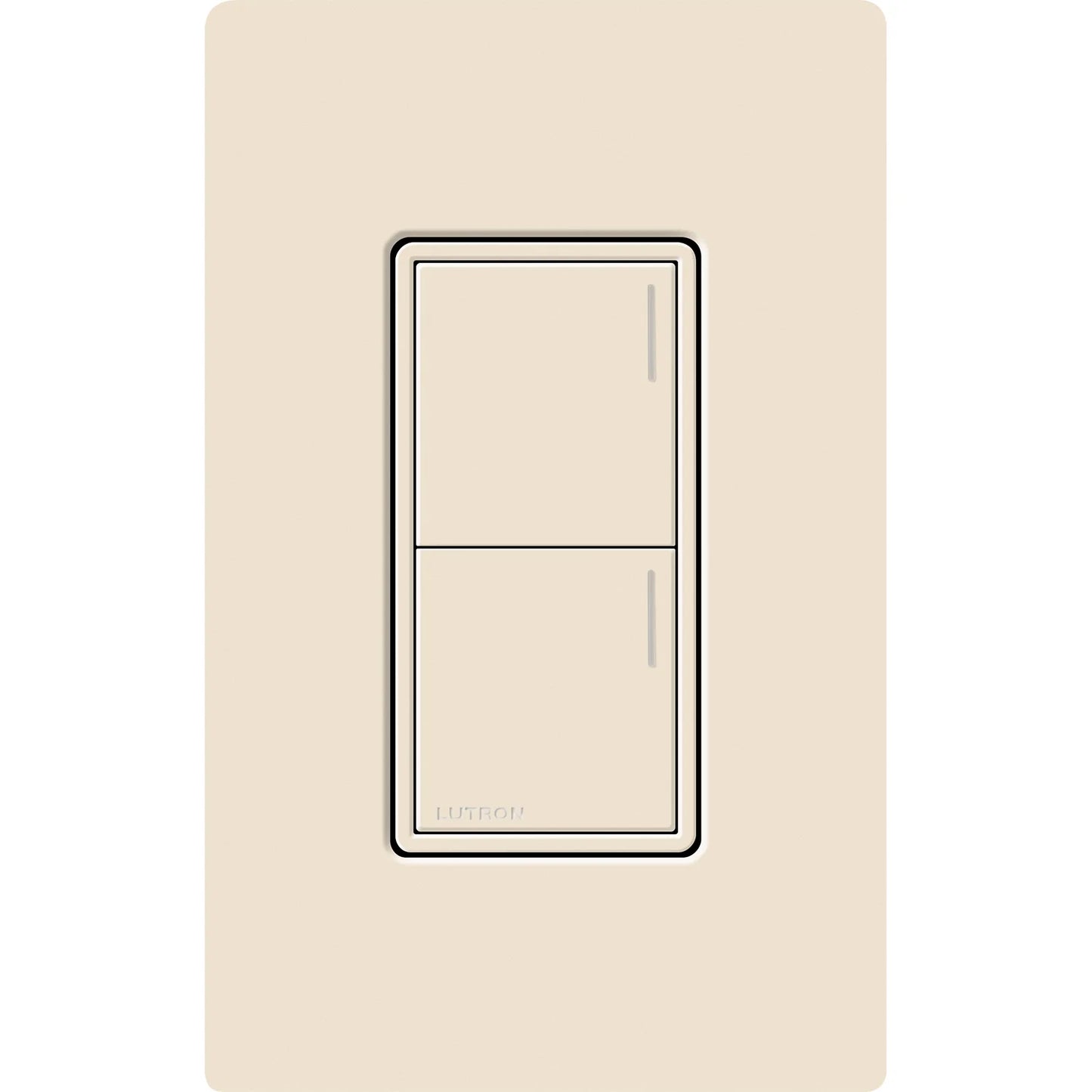 Lutron RRST-W2B-LA RadioRA 3 Sunnata 2 Button Keypad Light Almond