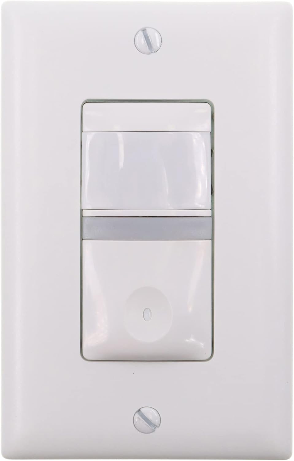 Wattstopper RS-150BA-N-W Motion Sensor, Decora Style Wall Switch Vacancy Sensor with Nightlight, Voltage 120V, White