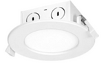 Westgate RSL6-JB-MCT5 6" Led Slim Snap-In Recessed Lights W/ J-Box, Multi Color Temperature, Lumens: 1000LM