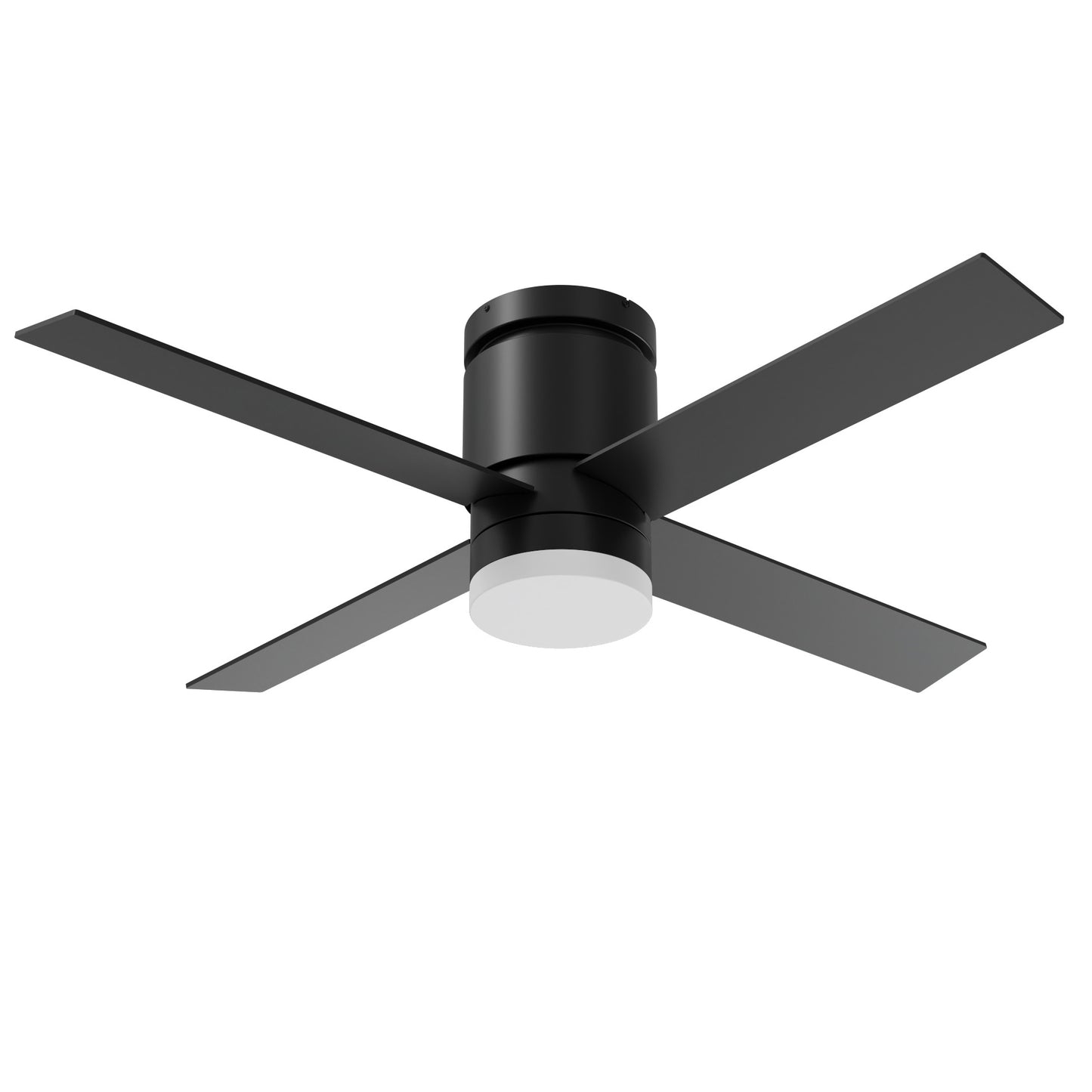 AFX Lighting RSSN524LDCBKBK-WS Ross 52 Inch Ceiling Fan, DC, 120V, Watt 20W, Selectable 5CCT Black Finish, with Wall Switch