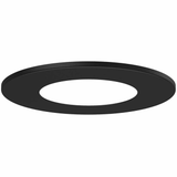 DALS Lighting RTJB4-TRIM-BK Alter Series Contemporary Black Recessed Lighting Trim for RTJB4