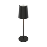 DALS Lighting RTL-3C-BK Rechargeable Table Lamp, 3CCT - Black Finish