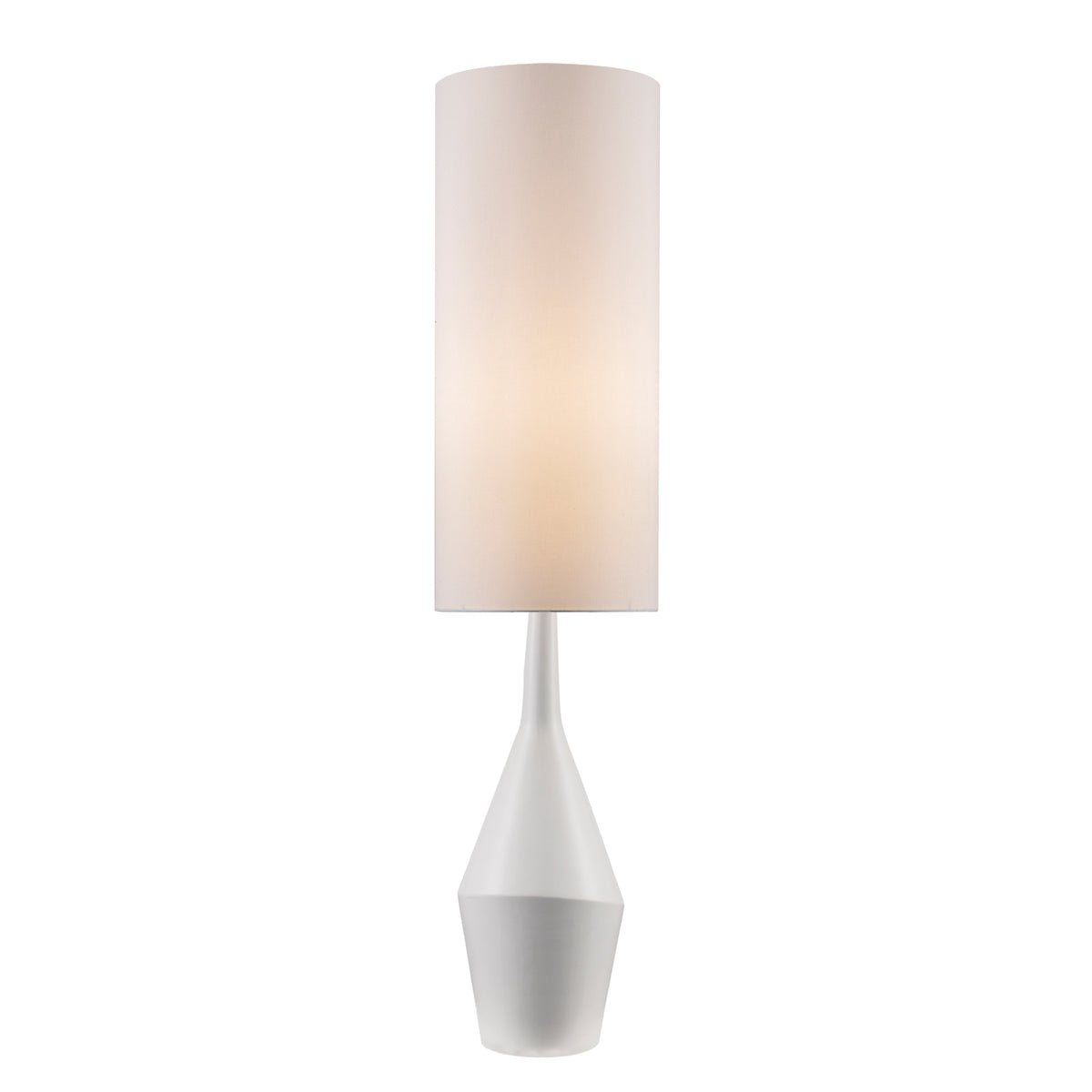 Trans Globe Lighting RTL-9171 WH white ceramic table lamp illuminated