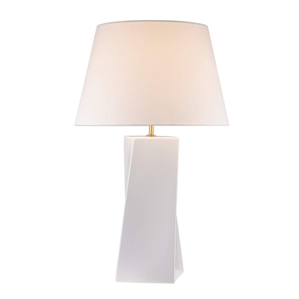 Trans Globe Lighting RTL-9172 WH Bennett white table lamp on