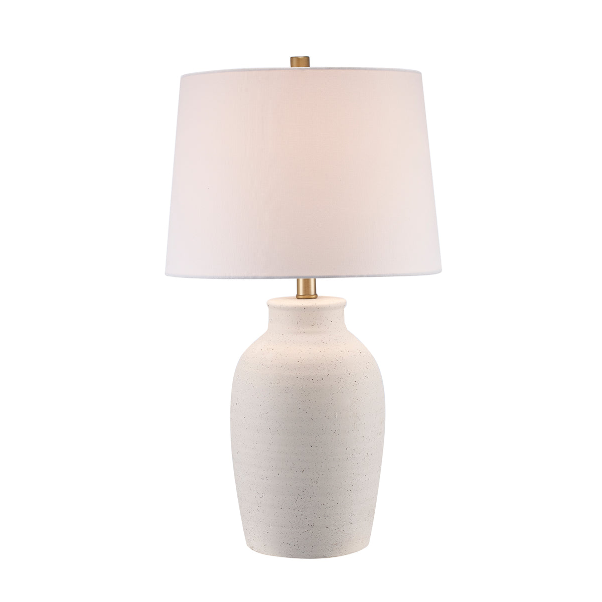 Trans Globe Lighting RTL-9219 WH Cardinal cream and white table lamp