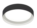 AFX Lighting RVF162600L30D1BKWH Reveal 16" Led Flush Mount - 3000k - 120v - Black / White Finish