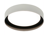 AFX Lighting RVF162600L30D1WHBK Reveal 16" Led Flush Mount - 3000k - 120v - White / Black Finish