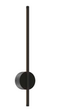 DALS Lighting RWS24-CC-BK 24" Linear Wall Sconce Light - Black Finish