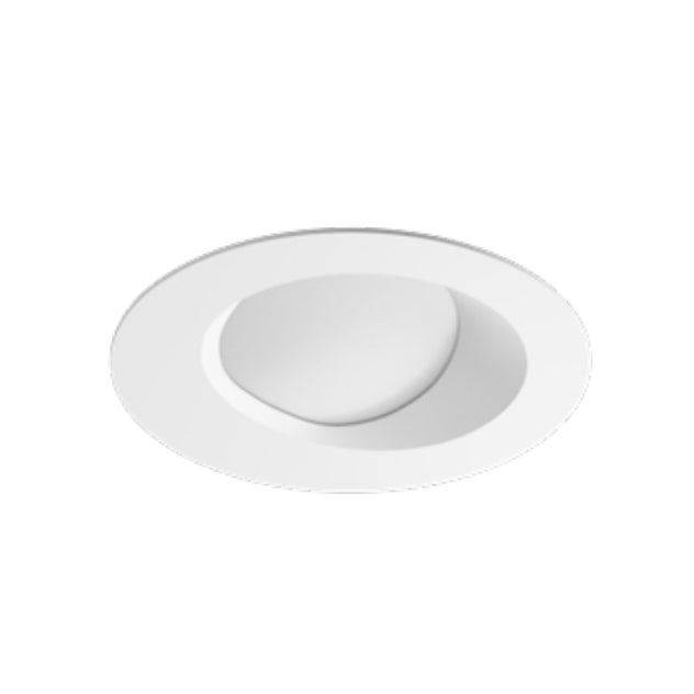 Visual Comfort Architectural E3RLW-935-B Element 3" LED Round Flanged Wall Wash Trim – 3500K – 90 CRI – Black Finish – Flangeless Ceiling Appearance