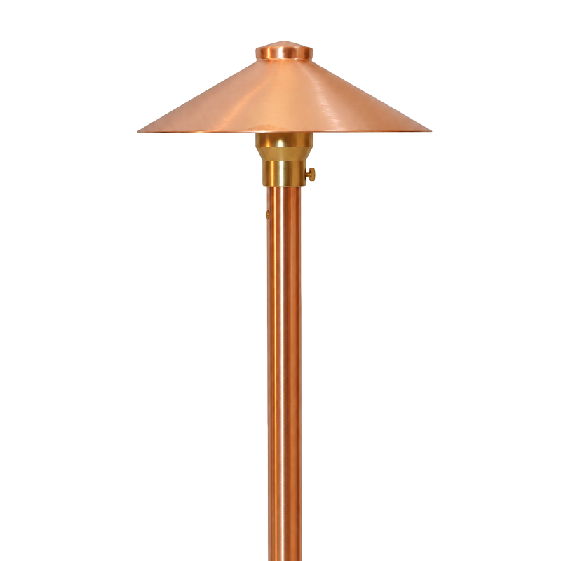 Focus Industries RXA03NLCOP LED Area Light - No Lamp - Socket: Ba15s Single Contact - Finish: Copper