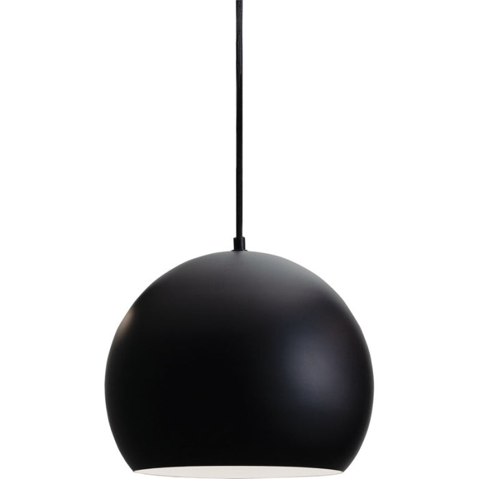 AFX Lighting RXYP08BK 8-in 60W LED E26 Roxy Pendant Light, 120V, Black Finish