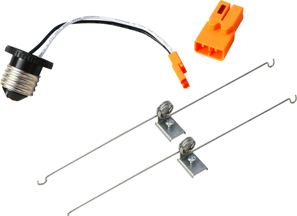 Lotus LED Lights RETROFIT KIT Retrofit Kit with E26 Adapter & Spring Clips