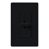 Lutron S-1000-BL Skylark Slide-To-Off Single Pole Dimmer, 1000W Max, Black Finish