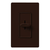 Lutron S-1000-BR Skylark Slide-To-Off Single Pole Dimmer, 1000W Max, Brown Finish