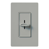 Lutron S-1000-GR Skylark Slide-To-Off Single Pole Dimmer, 1000W Max, Gray Finish