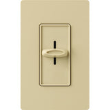 Lutron S-1000-IV Skylark Slide-To-Off Single Pole Dimmer, 1000W Max, Ivory Finish