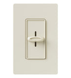 Lutron S-1000-LA Skylark Slide-To-Off Single Pole Dimmer, 1000W Max, Light Almond Finish