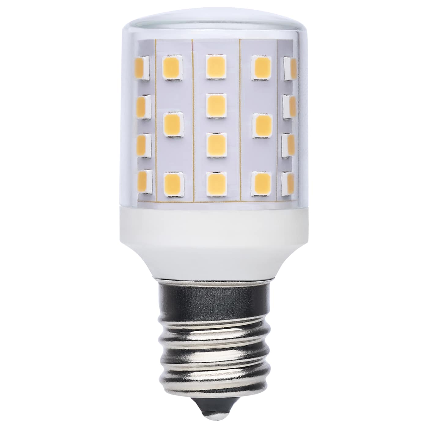 Satco S11204 3.5 Watt T14 LED Appliance Bulb - CCT: 5000K - Clear E17 Base - Dimmable 120V
