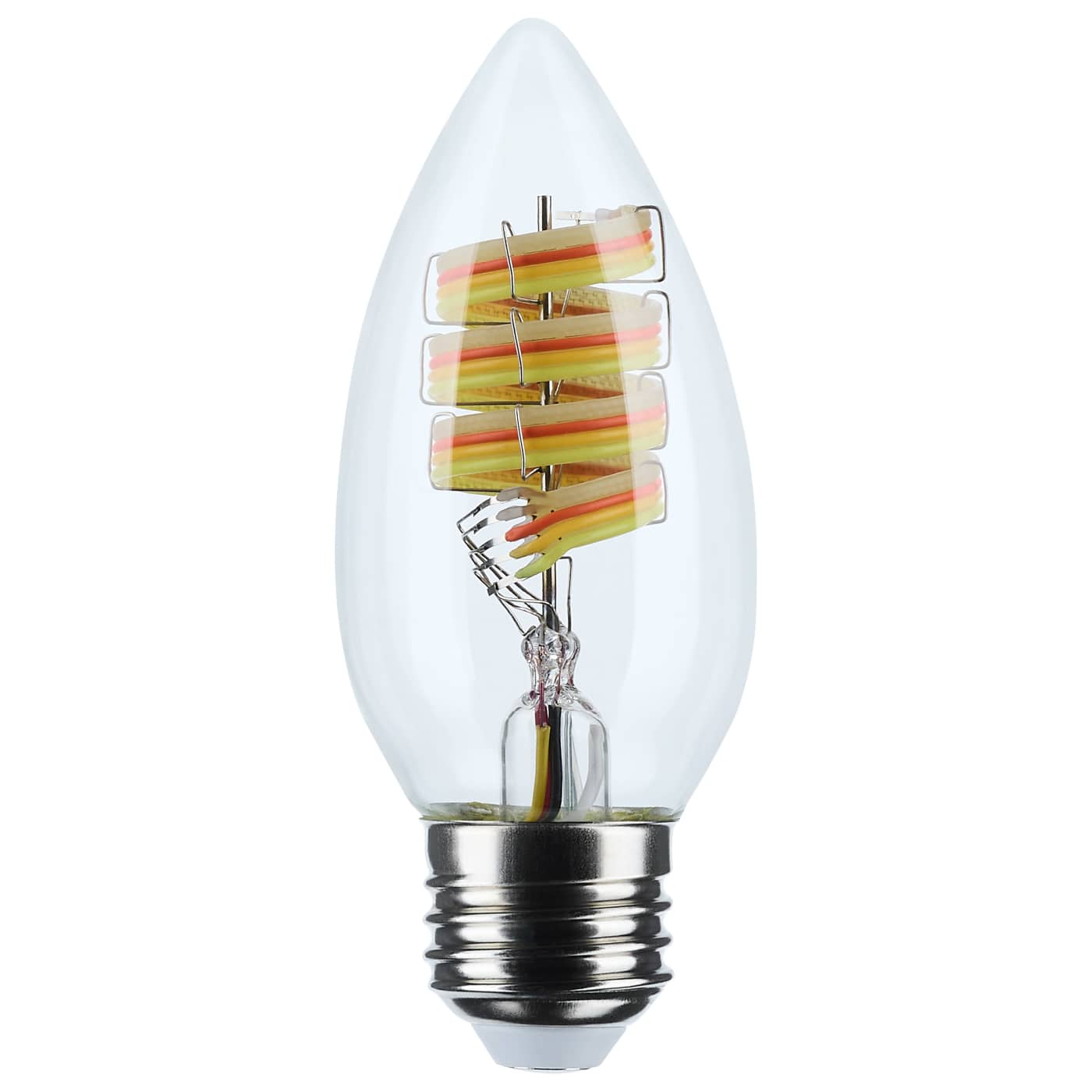 Satco S11243 Starfish LED B11 E26 4.00 watt LED Filament - 5CCT (RGBTW) Selectable - Finish: Clear